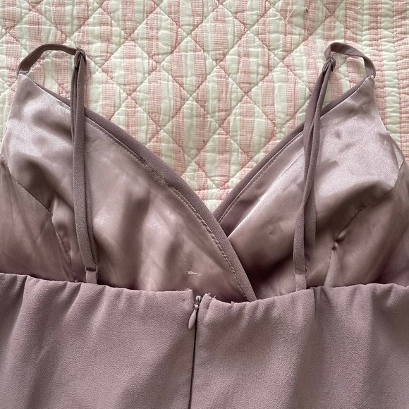 Lulus "All About Love" Taupe Maxi Dress Size Small - Picture 6 of 8